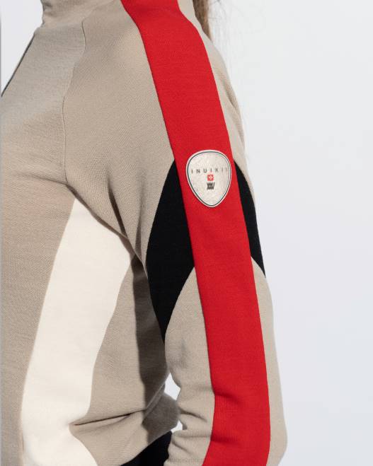 INUIKII x WN kvinnor blixtlås F4NR282 kläder sand