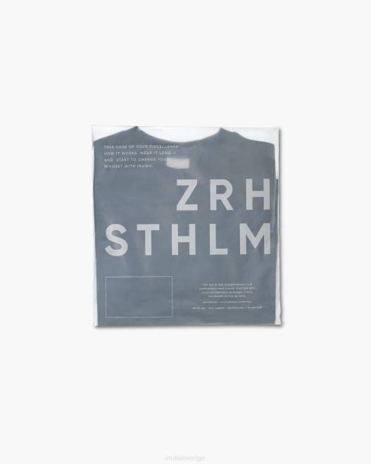 INUIKII kvinnor t-shirt i ekologisk bomull F4NR271 kläder svart