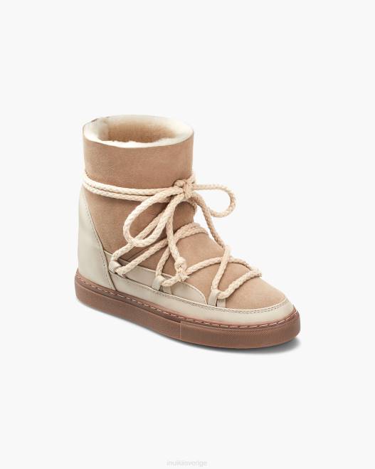 INUIKII kvinnor klassisk wedge F4NR154 Skodon beige