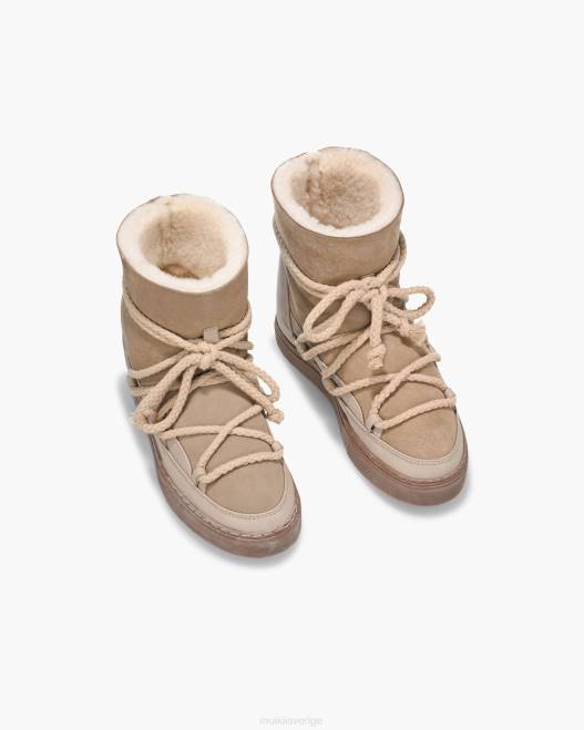 INUIKII kvinnor klassisk wedge F4NR154 Skodon beige