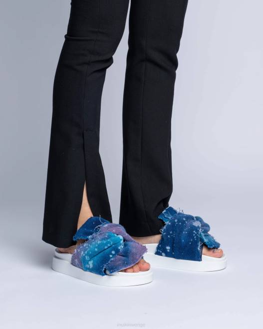 INUIKII kvinnor jersey knut F4NR73 Skodon blå