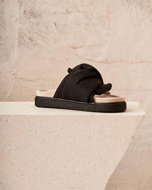 INUIKII kvinnor knut lino F4NR77 Skodon svart