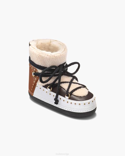 INUIKII kvinnor lockig rock F4NR166 Skodon grädde