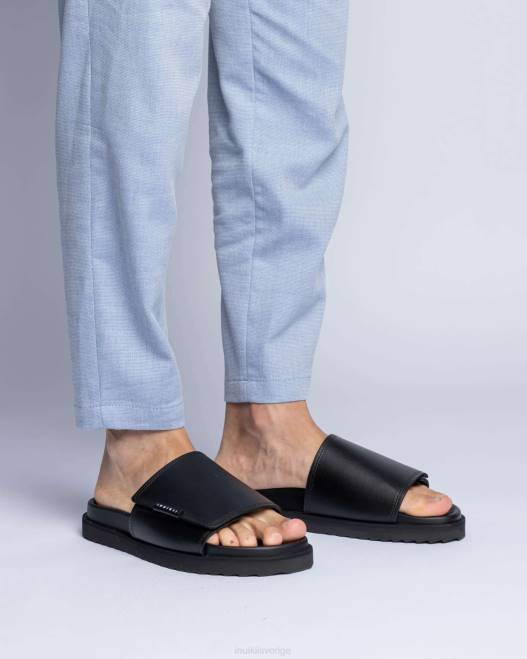 INUIKII män kardborreläder F4NR361 Skodon svart