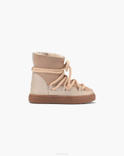 INUIKII barn klassiska sneaker F4NR388 Skodon beige