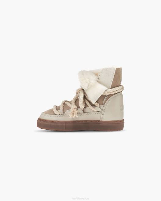 INUIKII barn klassiska sneaker F4NR388 Skodon beige