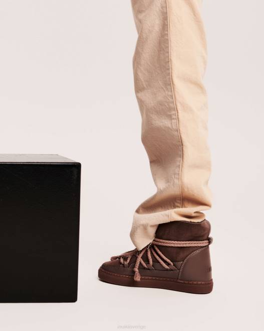 INUIKII kvinnor klassiska sneaker F4NR137 Skodon taupe