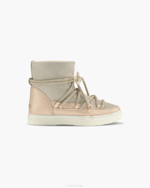 INUIKII kvinnor klassiska sneaker F4NR139 Skodon silverpion