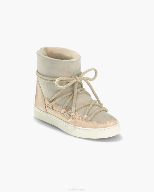 INUIKII kvinnor klassiska sneaker F4NR139 Skodon silverpion