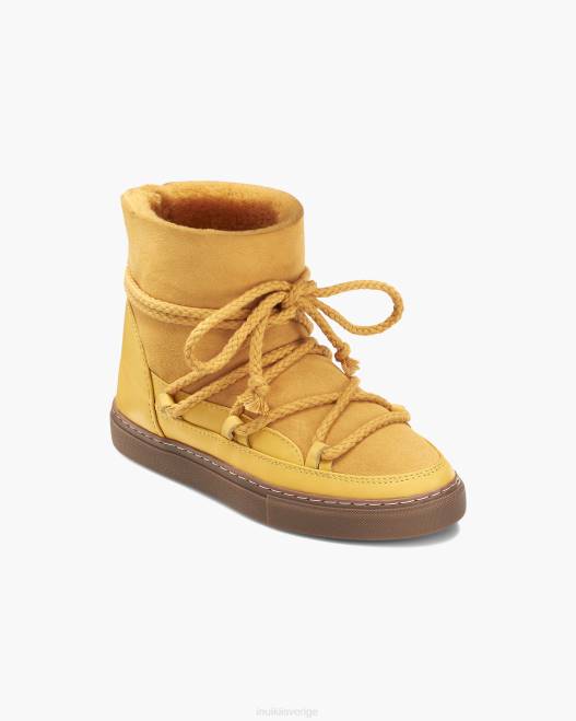 INUIKII kvinnor klassiska sneaker F4NR141 Skodon gul