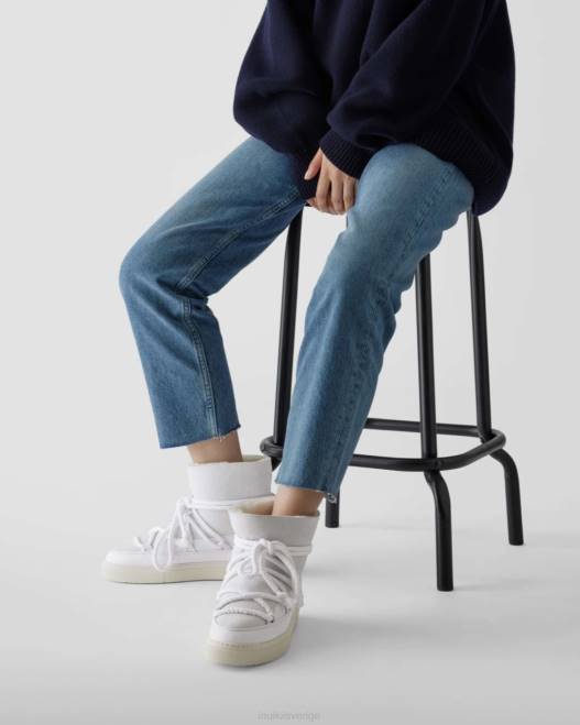 INUIKII kvinnor klassiska sneaker F4NR143 Skodon vit