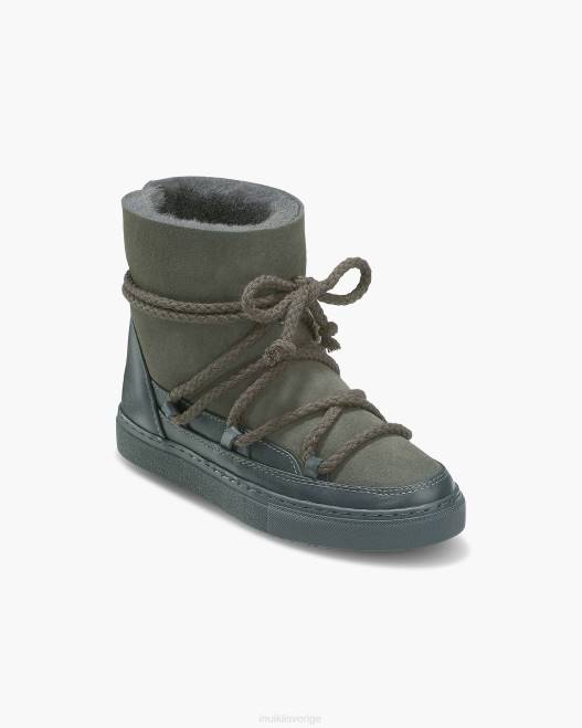 INUIKII kvinnor klassiska sneaker F4NR144 Skodon mörkgrå