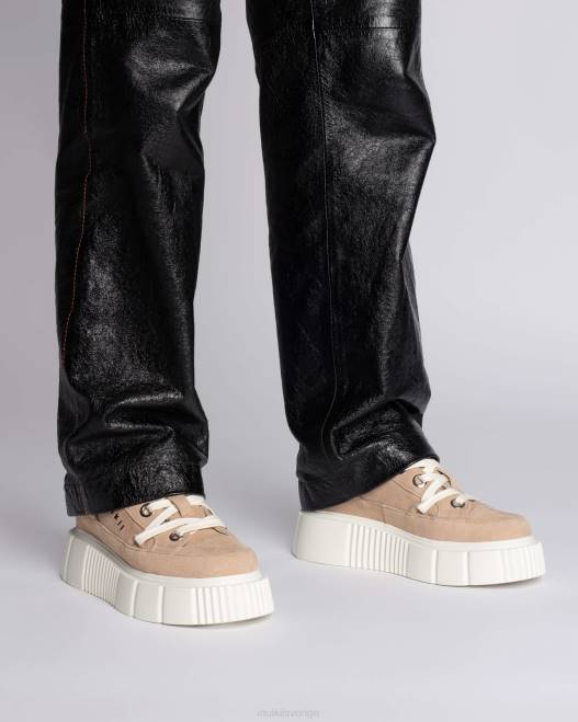 INUIKII kvinnor matilda mocka låg F4NR53 Skodon beige