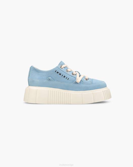 INUIKII kvinnor matilda mocka låg F4NR54 Skodon blå