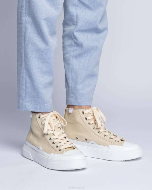 INUIKII män canvas lex hög F4NR328 Skodon beige