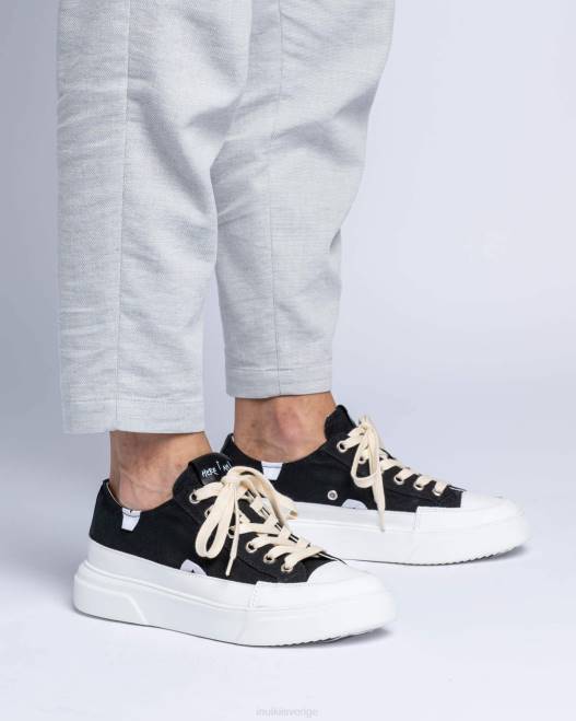 INUIKII män duk lex låg F4NR332 Skodon svart