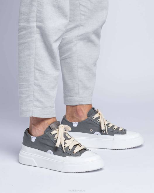 INUIKII män duk lex låg F4NR333 Skodon grå