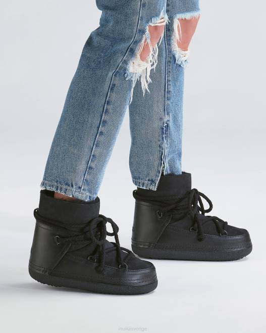 INUIKII kvinnor klassisk stövel F4NR120 Skodon svart