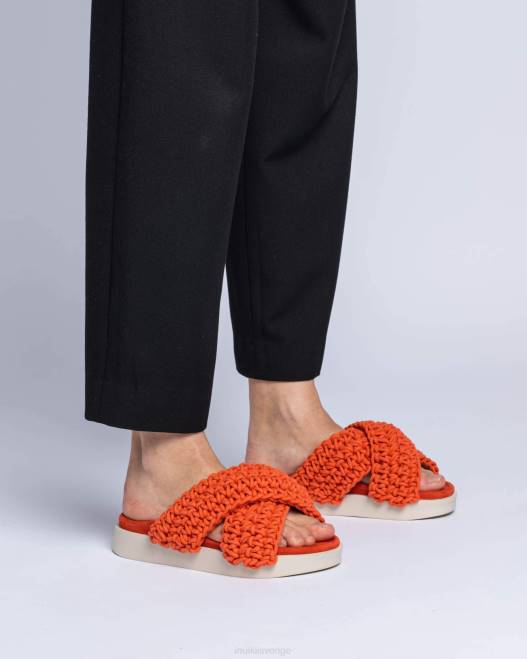 INUIKII kvinnor vävd F4NR23 Skodon orange