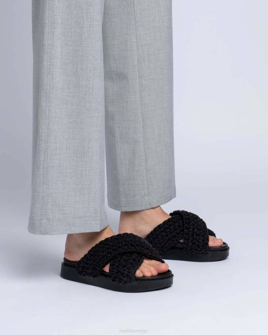 INUIKII kvinnor vävd F4NR6 Skodon svart