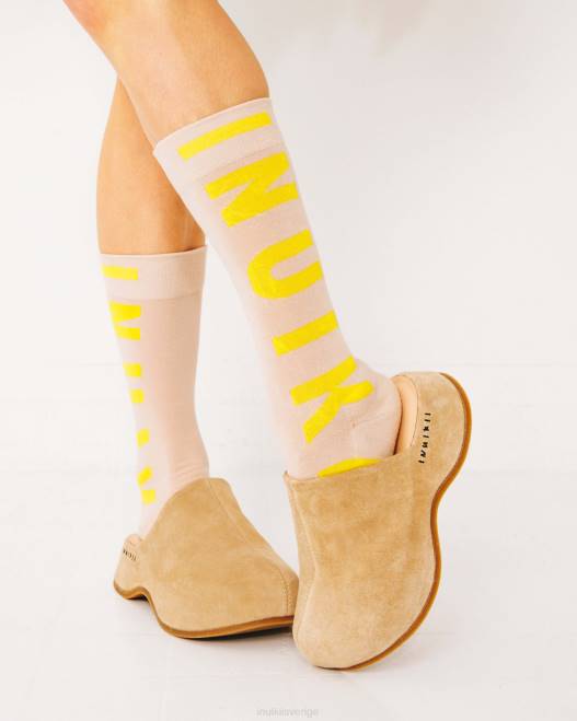 INUIKII kvinnor sabot venezia F4NR61 Skodon beige