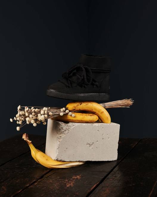 INUIKII kvinnor abaca F4NR113 Skodon svart