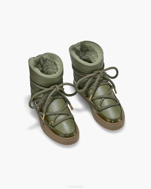 INUIKII kvinnor glans F4NR203 Skodon olivgrön