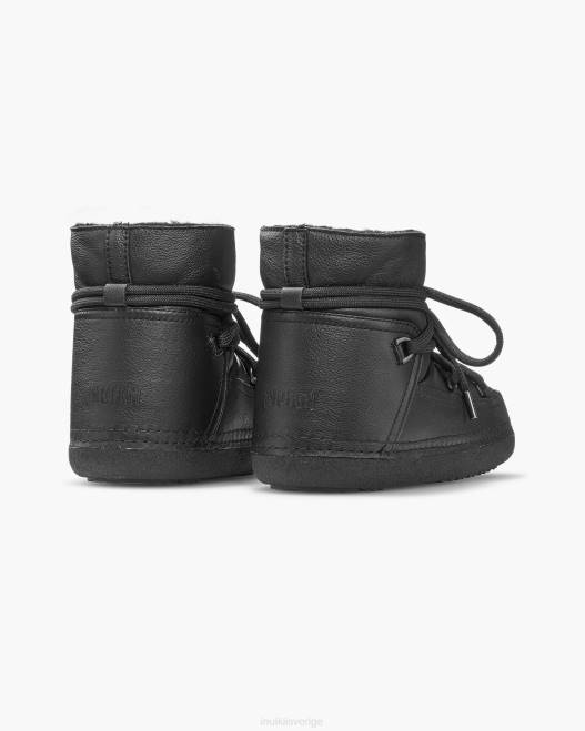 INUIKII kvinnor nappa F4NR222 Skodon svart