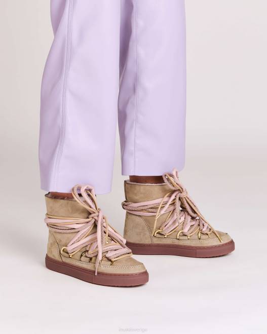 INUIKII kvinnor trippel spets F4NR256 Skodon beige