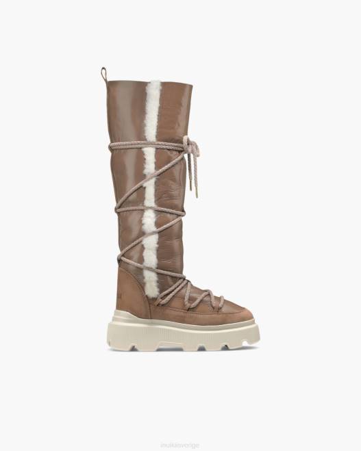INUIKII kvinnor uthållighet mysig hög F4NR176 Skodon brun