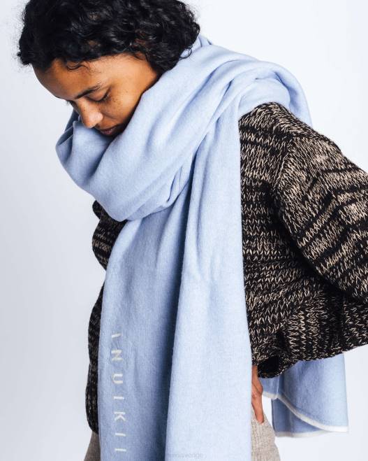 INUIKII kvinnor oversized ullscarf F4NR308 Tillbehör blå