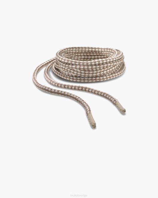 INUIKII kvinnor tvåfärgad bomullsspets F4NR318 Tillbehör beige-cru